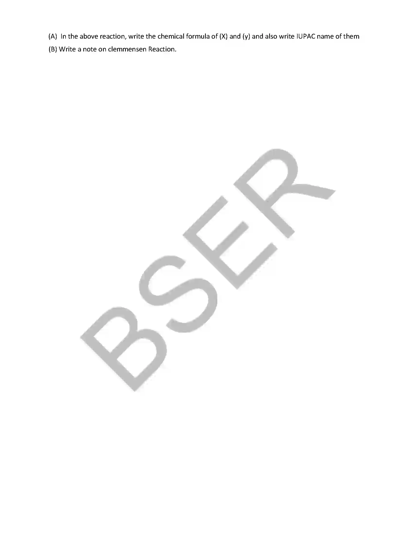 RBSE Class 12th 2025 Chemistry Sample Papers 14